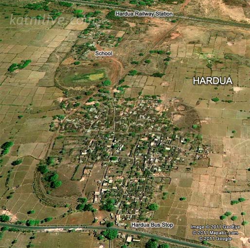 Hardua map